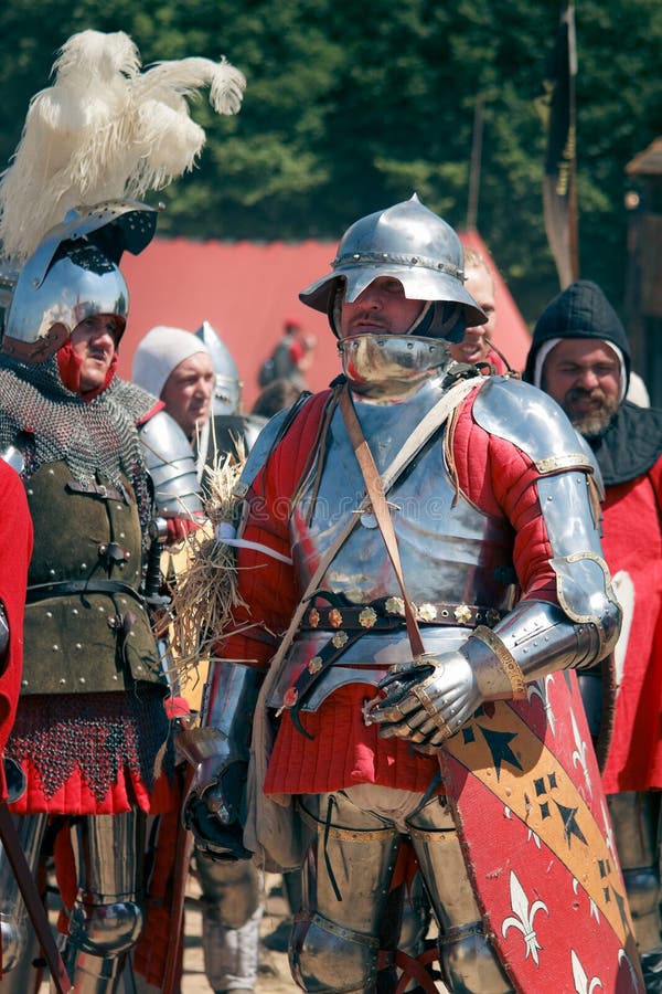 Armored Knights royalty free stock photos