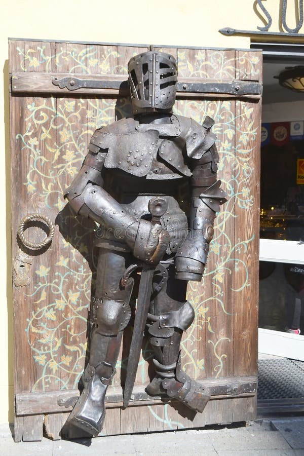 Armor of the Medieval Knight. Stock Photo - Image of military ...