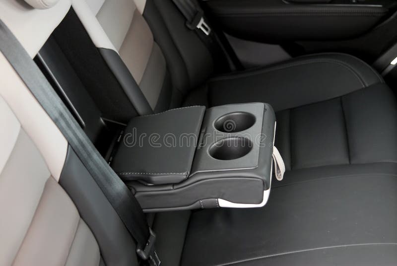 Armrest in the car stock photo. Image of expensive, comfortable 109219234