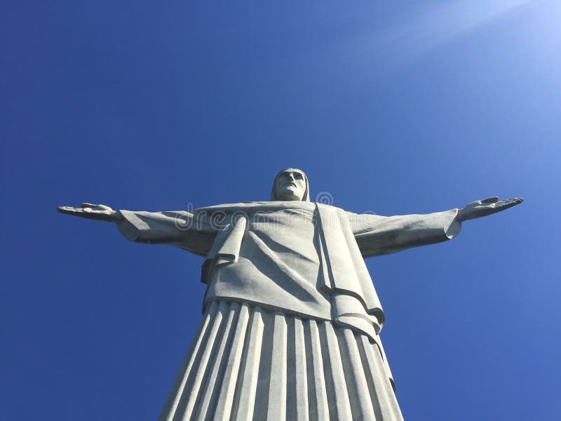 The statue of Christ the redeemer with open arms Stock Photo - Alamy