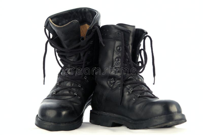 Old school cheap army boots