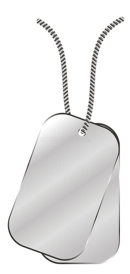 Premium Photo  Blank dog tags