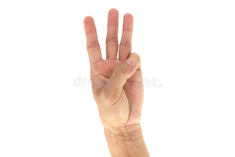 Army/Swat Tactical Hand Signals / Signal : 6 Six isolated on white background royalty free stock photos Army/Swat Tactical Hand Signals / Signal : 6 Six isolated on white background royalty free stock photos