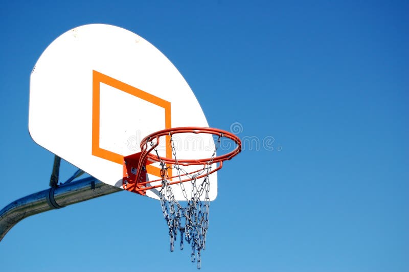 Aro de basquetebol imagem de stock