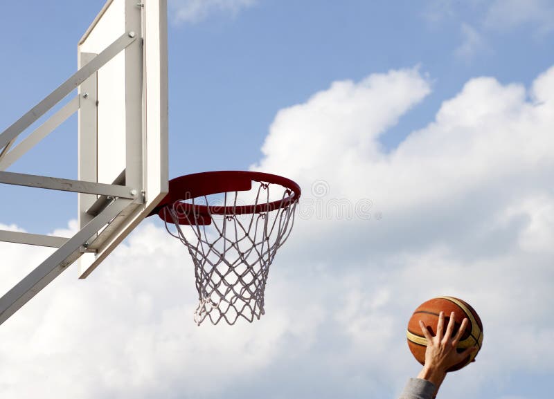 Aro de basquetebol fotos de stock royalty free