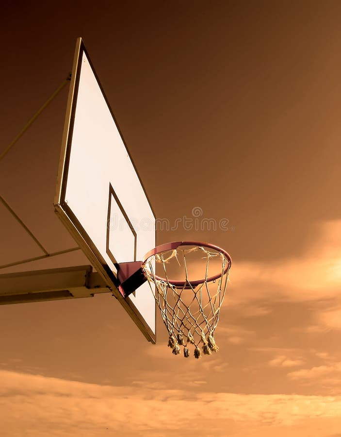 Aro de basquetebol foto de stock royalty free