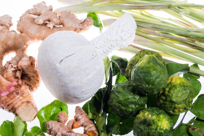 Natural Herbs Aroma Therapy Massage Ball Stock Image Image of therapy