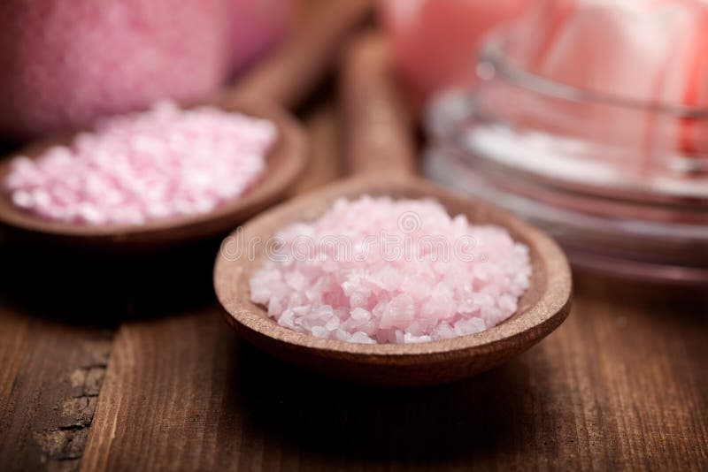 Aromatherapy bath salt stock photo. Image of relax, lifestyle 18048034