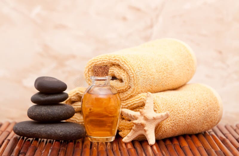 Aromatherapy oil and spa items