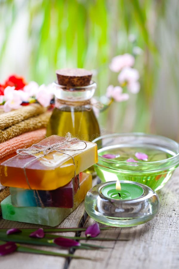 Lavender SPA stock image. Image of home, leaf, luxury 1448599