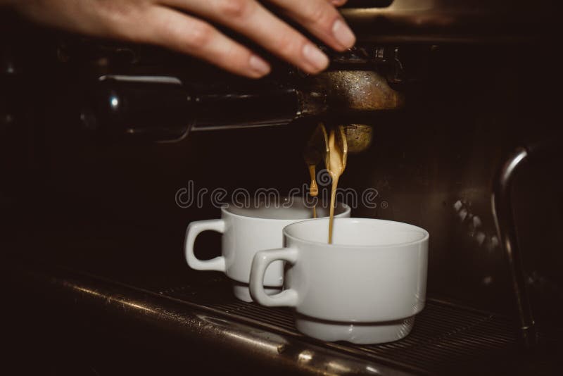 Cook fragrant espresso stock photo. Image of breakfast 166220782