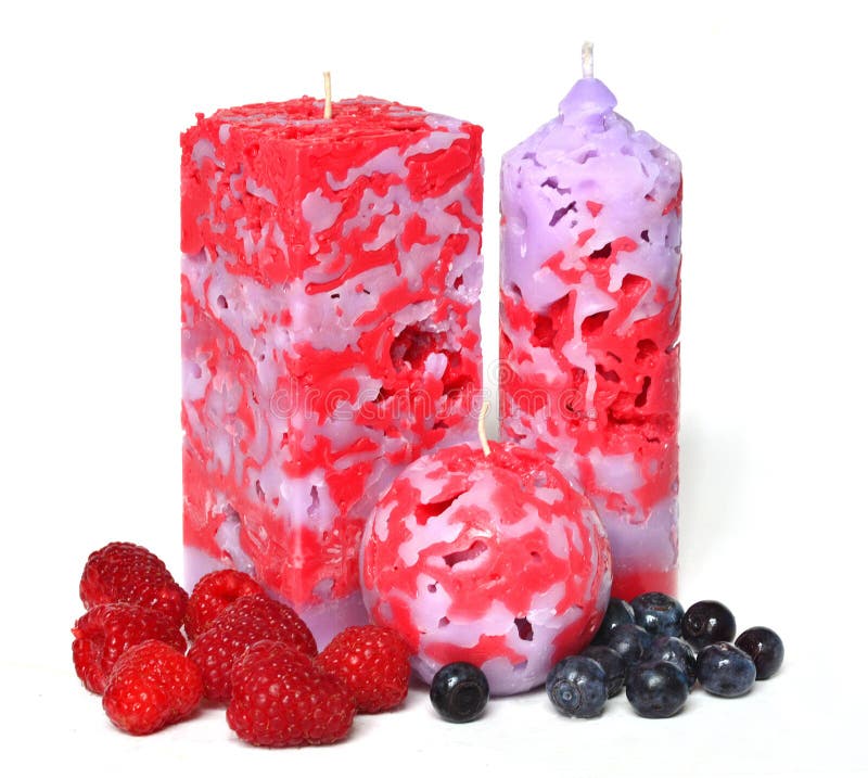 Aromatic Decorative Colored Candles in Bulgaria Stock Image Image of