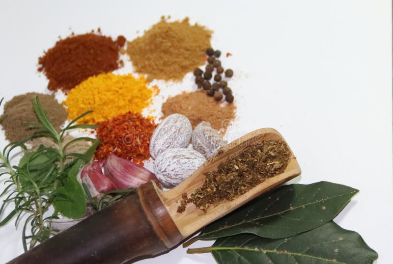 Aromatic Herbs Spices and Condiments Stock Photo Image of herbal