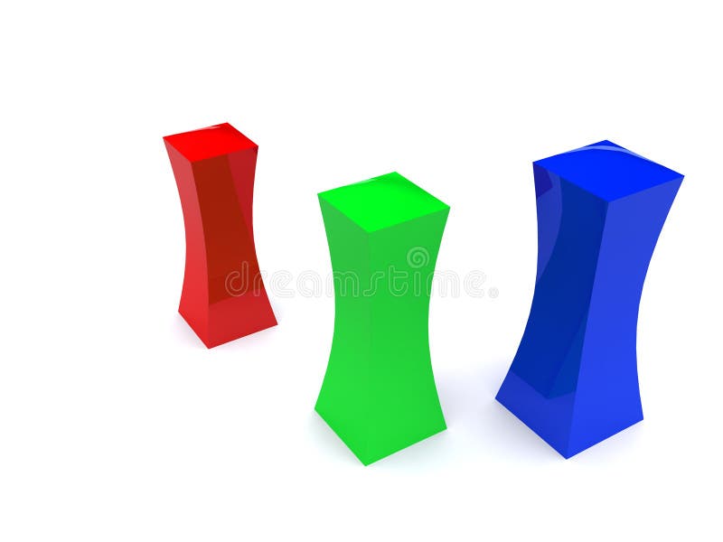 Around diagram vector illustration