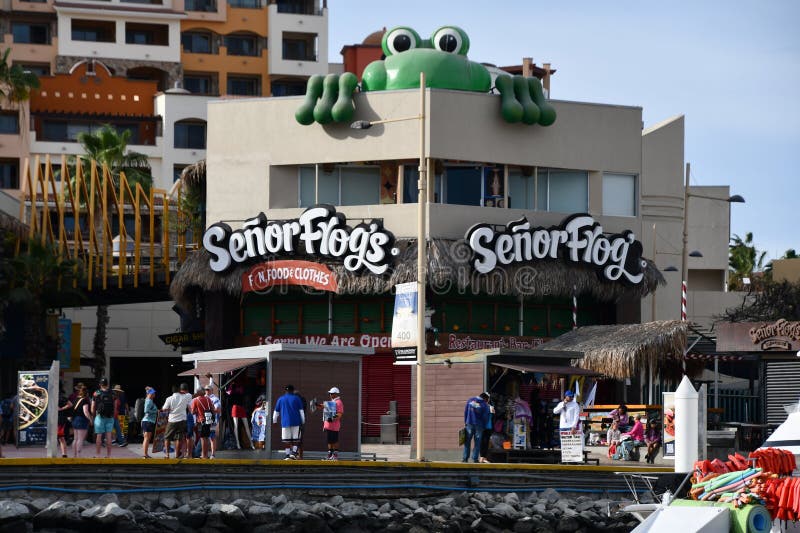 Around the Town of Cabo San Lucas in Mexico Editorial Stock Photo