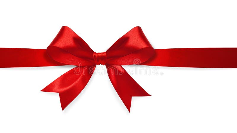 Arqueamiento rojo del satén imágenes de archivo libres de regalías Arqueamiento rojo del satén imágenes de archivo libres de regalías
