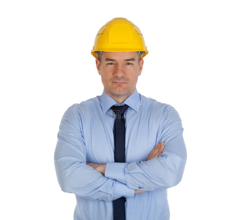 Arquitecto con las manos dobladas imagenes de archivo Arquitecto con las manos dobladas imagenes de archivo