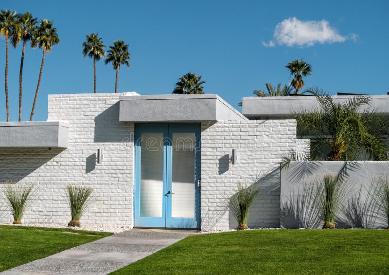 Arquitectura residencial del Palm Springs