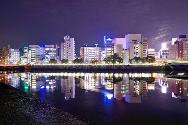 Arquitetura da cidade de Hiroshima fotografia de stock Arquitetura da cidade de Hiroshima fotografia de stock
