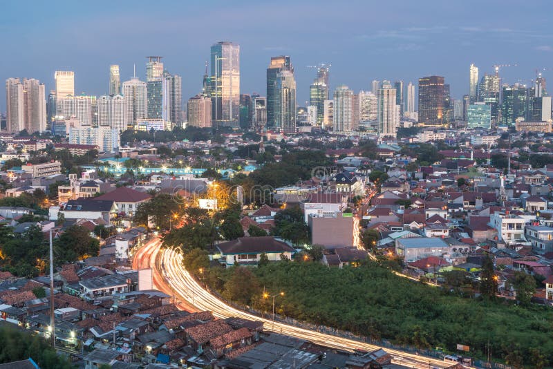 Arquitetura da cidade de Jakarta imagens de stock Arquitetura da cidade de Jakarta imagens de stock