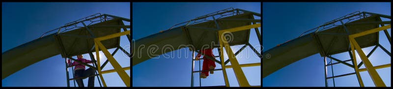 Arrampicandosi alla parte superiore fotografia stock Arrampicandosi alla parte superiore fotografia stock