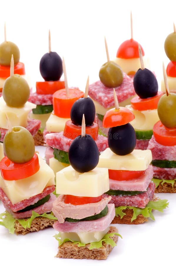 Arrangement of Appetizers