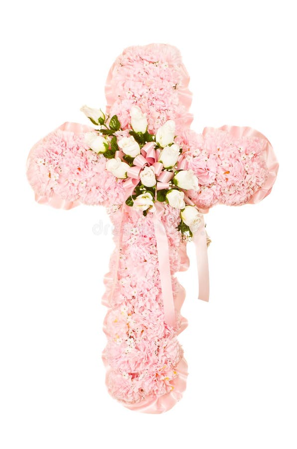 Arranjo floral do funeral de seda foto de stock Arranjo floral do funeral de seda foto de stock