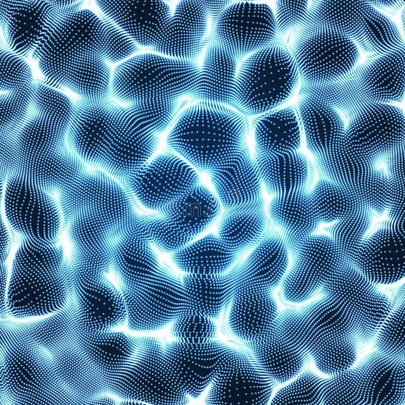 Array with Dynamic Particles. Abstract Background. Texture. Glowing points vector illustration