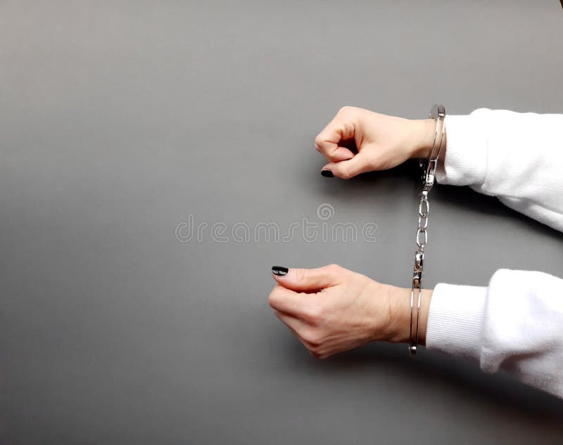 Attractive Young Woman Shackled In Chains Stock Photo, Picture and Royalty  Free Image. Image 5202772.