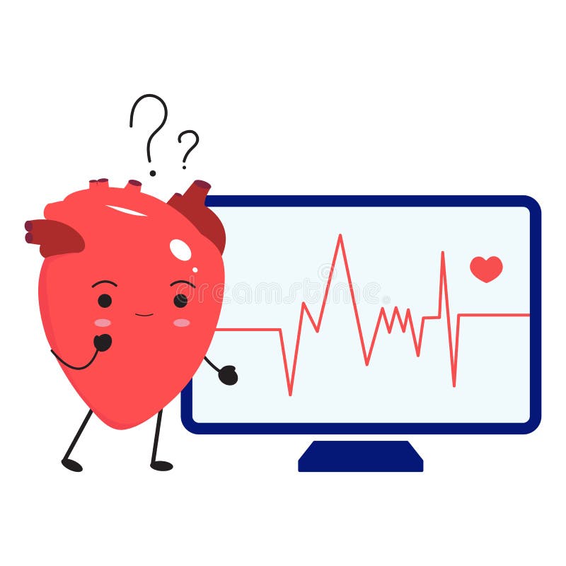 fast heartbeat clipart