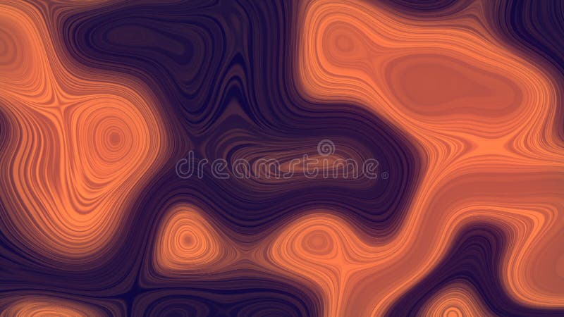 Arrière-plan avec poutres lumineuses courbes multicolores 3d animation en boucle de rendu hd illustration libre de droits