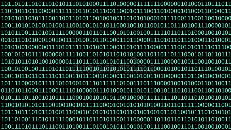 Arrière-plan de code binaire numérique avec un modèle de nombres transparent illustration libre de droits