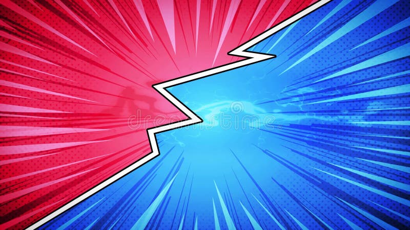 Arrière-plan De L'Action Du Livre Comique Avec Power Fx illustration libre de droits