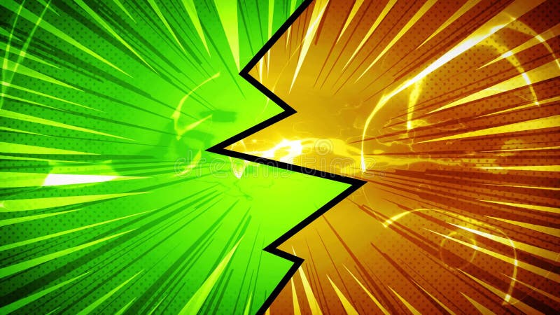 Arrière-plan De L'Action Du Livre Comique Avec Power Fx illustration de vecteur