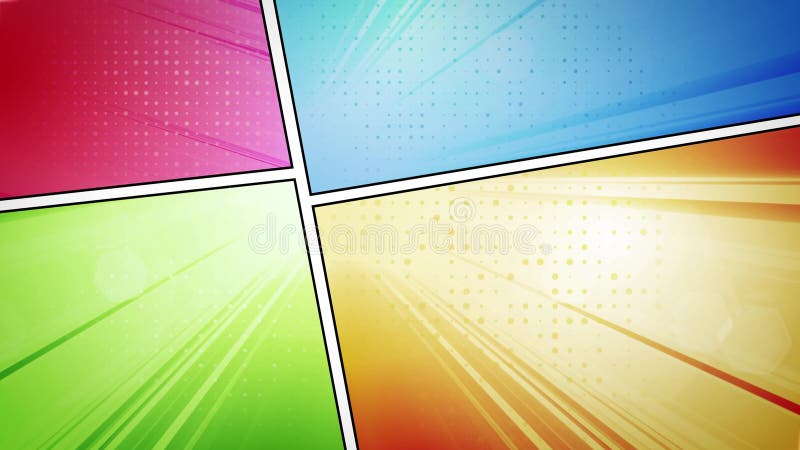 Arrière-plan de l'action de la bande dessinée avec vitesse Fx illustration de vecteur