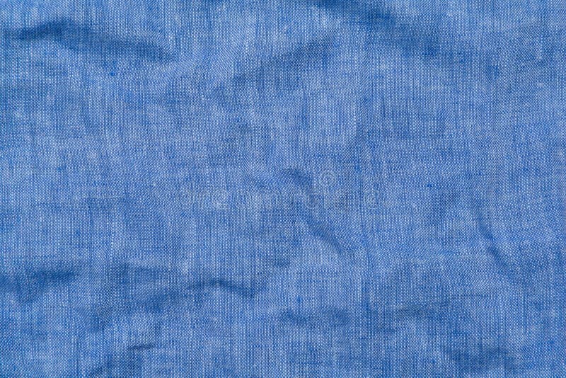 Arrière-plan en toile de lin bleu clair écrasé, fermer image stock Arrière-plan en toile de lin bleu clair écrasé, fermer image stock
