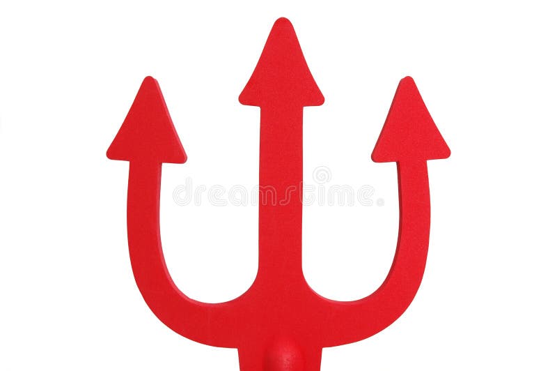 Red 3 arrow on white background