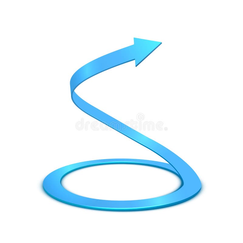 Arrow 3d stock illustration