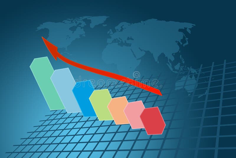 Arrow graph going up on result