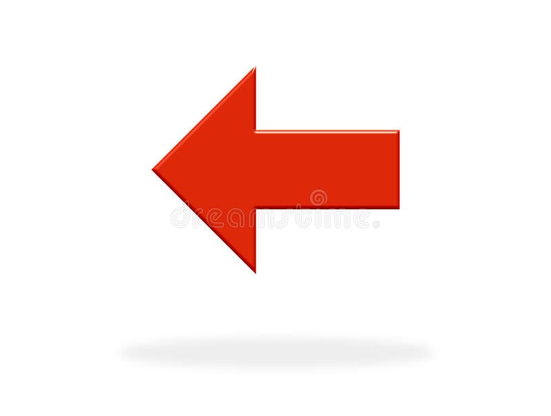 red previous arrow