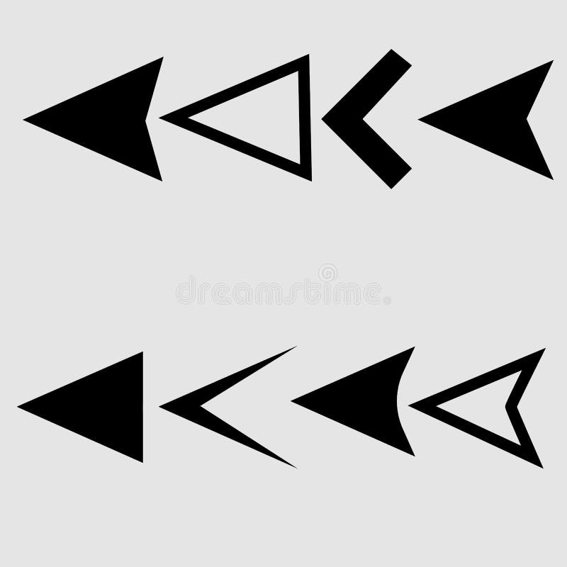 Arrow icons or vector vector illustration
