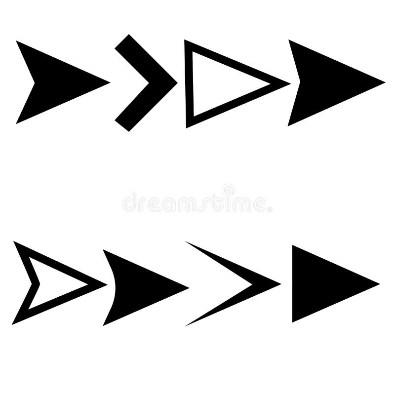 Arrow icons or vector vector illustration