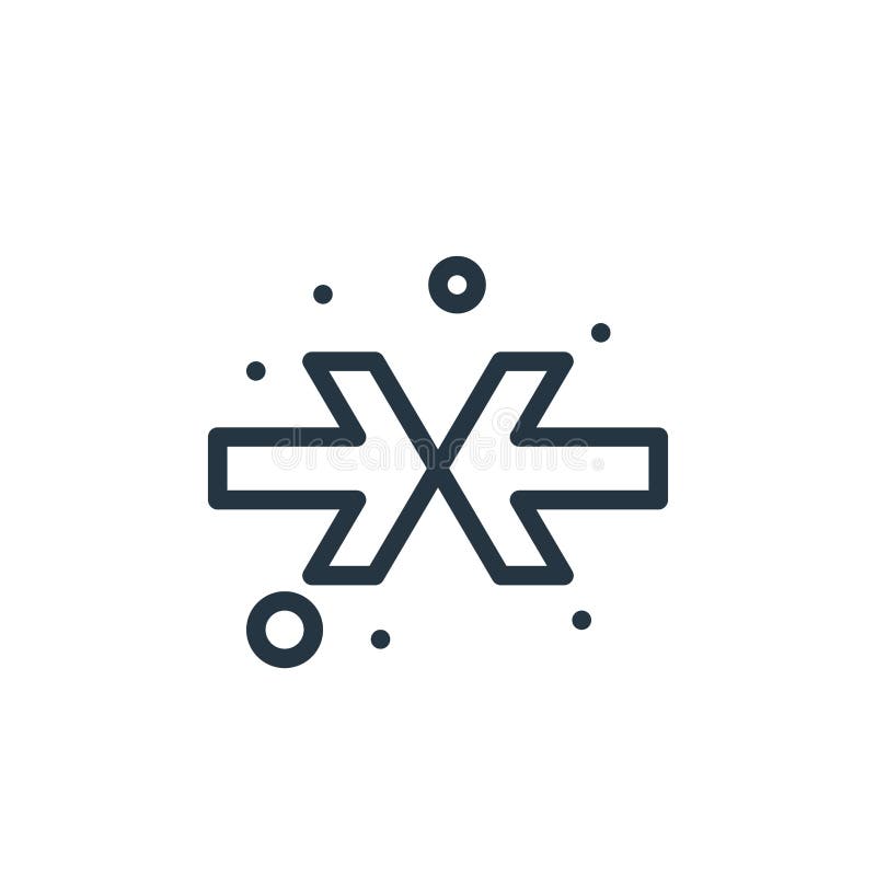Arrow pointer vector icon. arrow pointer editable stroke. arrow pointer linear symbol for use on web and mobile apps, logo, print vector illustration
