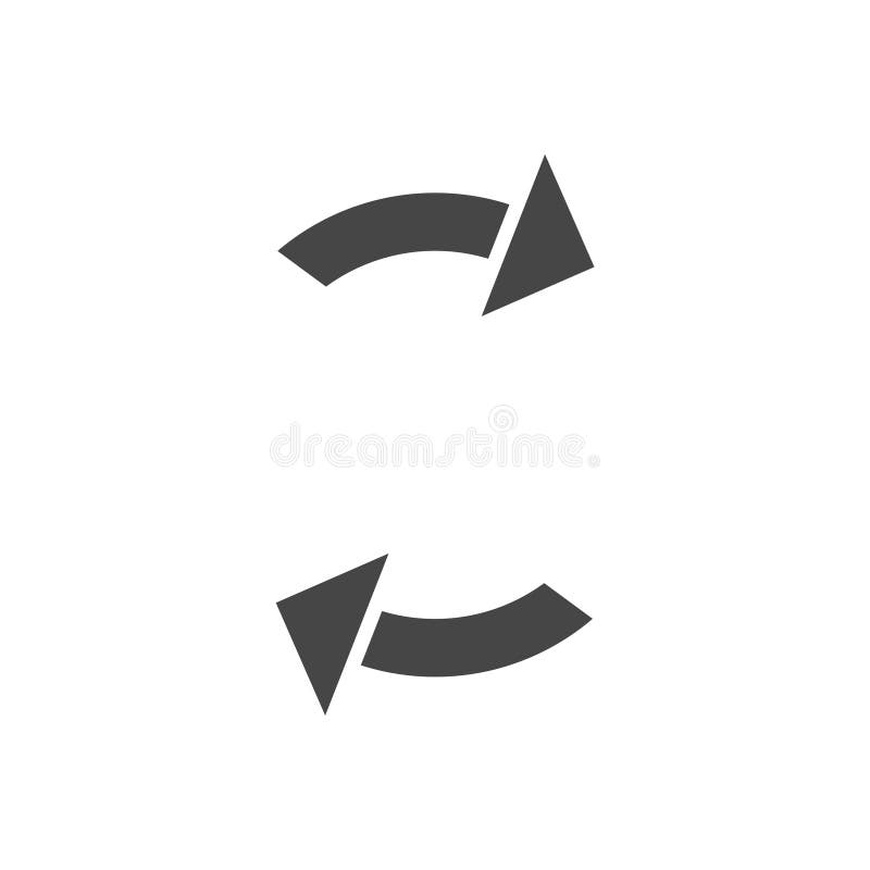 Arrow reload icon, Arrow logo vector illustration