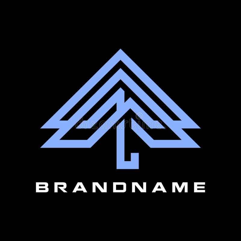 Arrow umbrella logo creative concept royalty free illustration