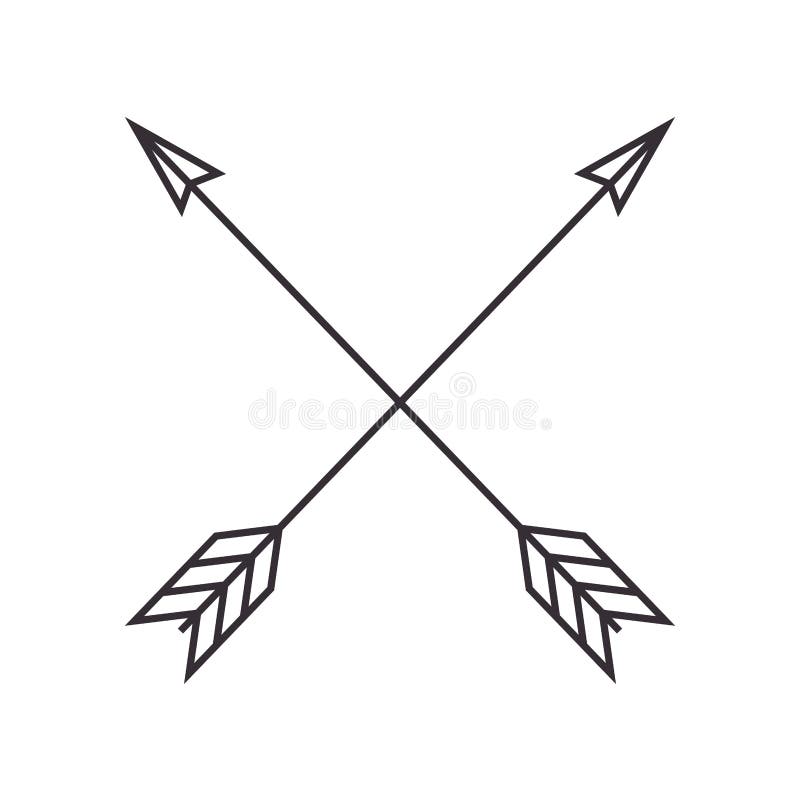 Arrows crossed frame icon