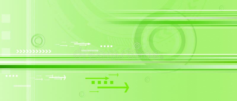 Arrows on green background vector illustration