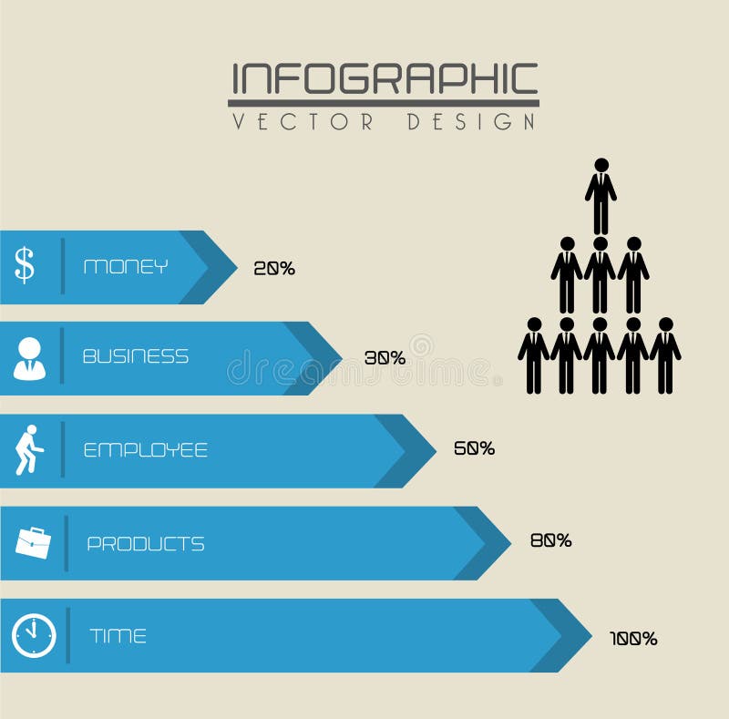 Arrows infographics royalty free illustration