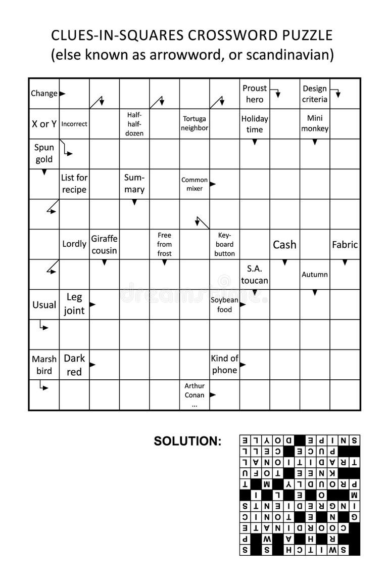 Scandinavian Crossword Stock Illustrations 17 Scandinavian Crossword