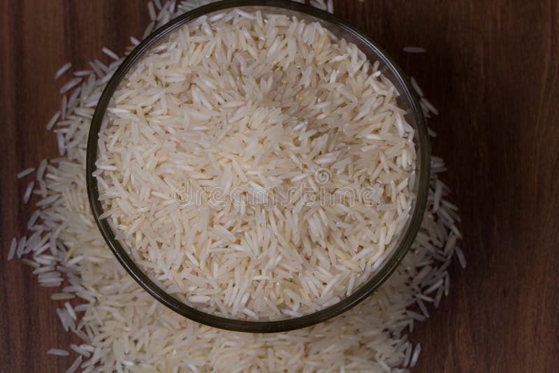 Arroz basmati de la India imagen de archivo. Imagen de seco 124426761